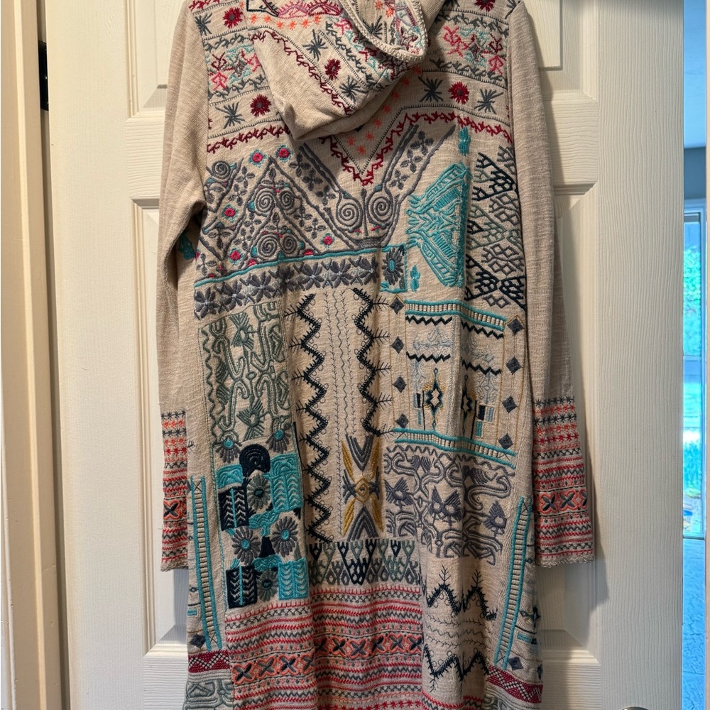 Johnny Was Multicolor Patterned Sweater - image 2